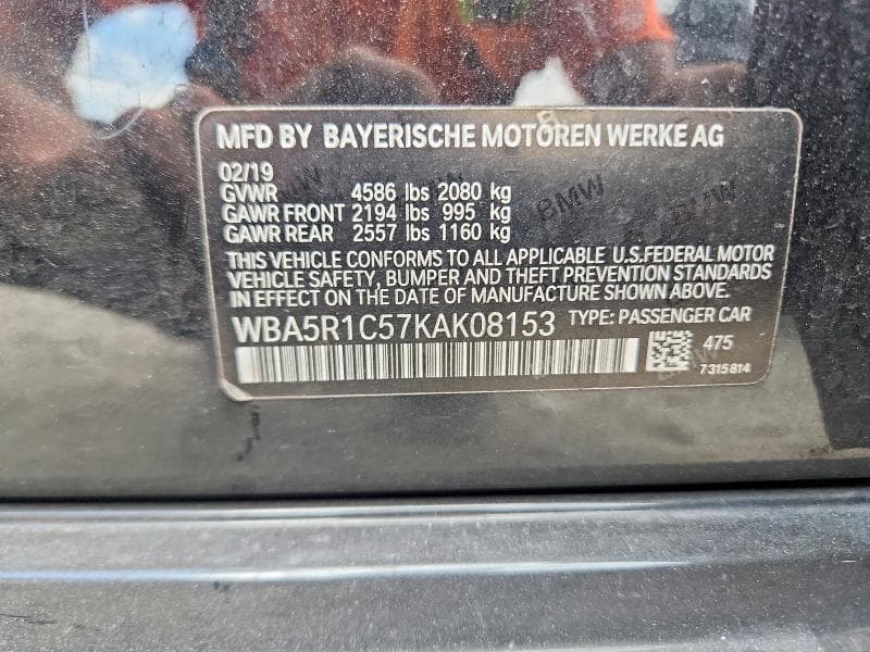 2019 BMW 330I 12
