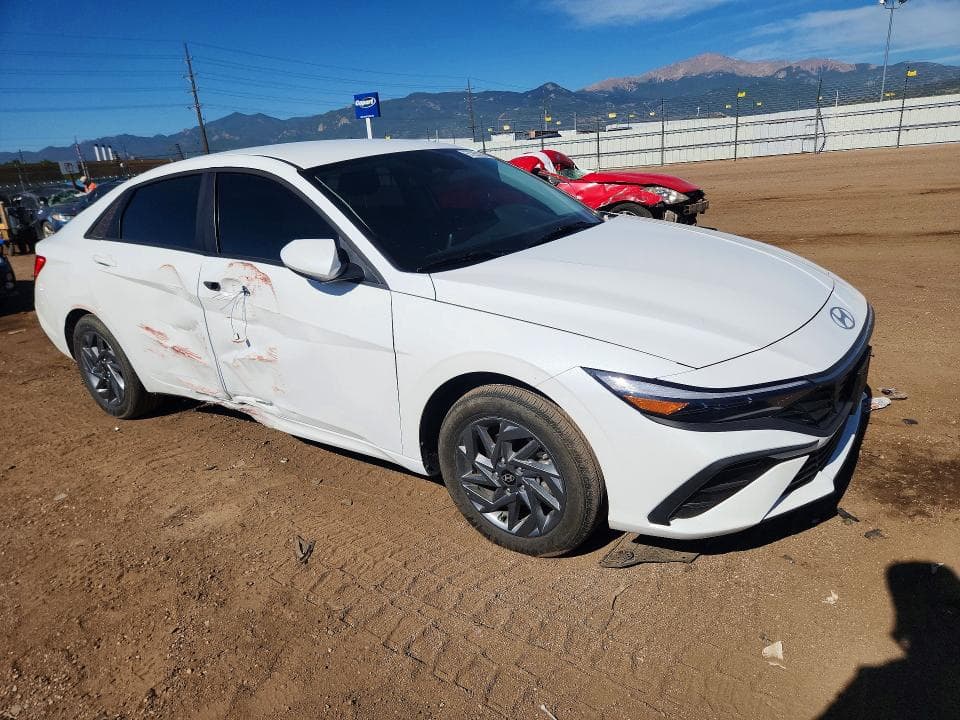 2025 HYUNDAI ELANTRA HYBRID BLUE 4
