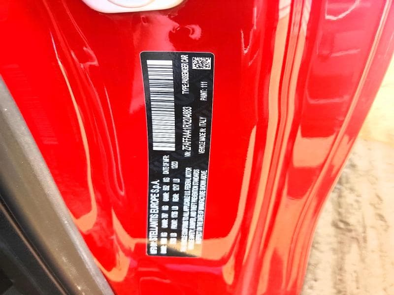 2024 FIAT 500 E RED 12