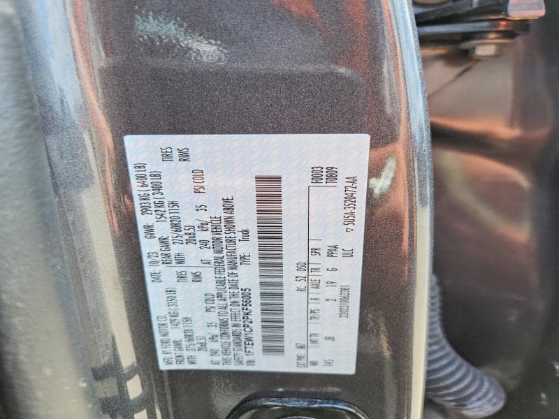 2023 FORD F150 SUPERCREW SUPERCREW 12