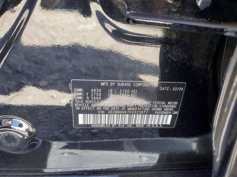 2024 SUBARU LEGACY LIMITED 12