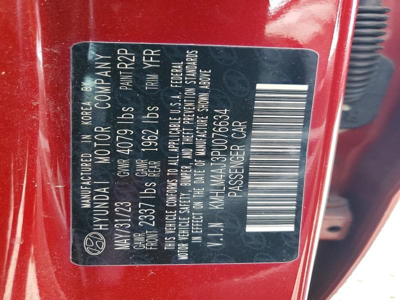 2023 HYUNDAI ELANTRA BLUE 12