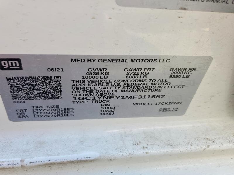 2021 CHEVROLET SILVERADO K2500 HEAVY DUTY LT K2500 HEAVY DUTY LT 13