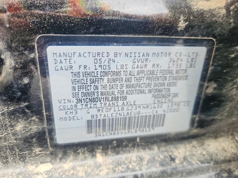 2024 NISSAN VERSA S S 13
