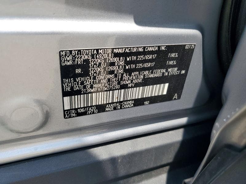 2025 TOYOTA RAV4 HYBRID XLE 13