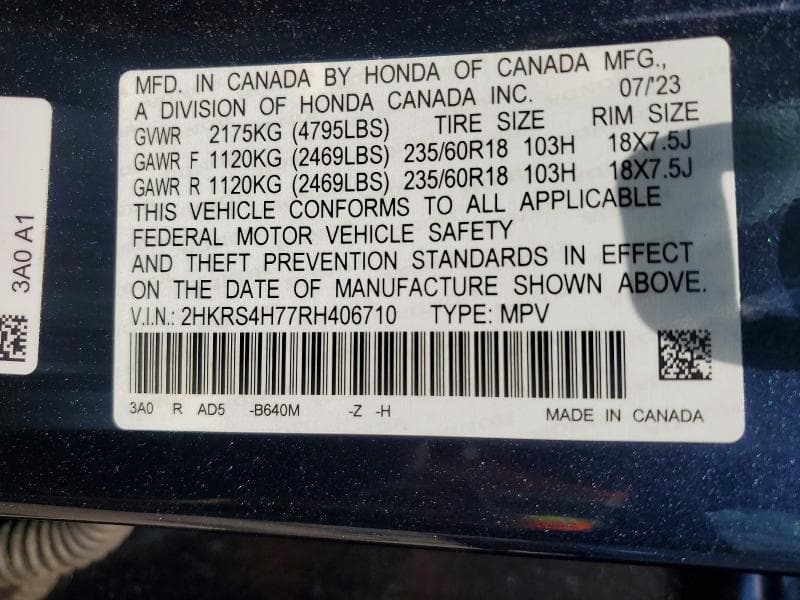 2024 HONDA CR-V EXL EXL 13