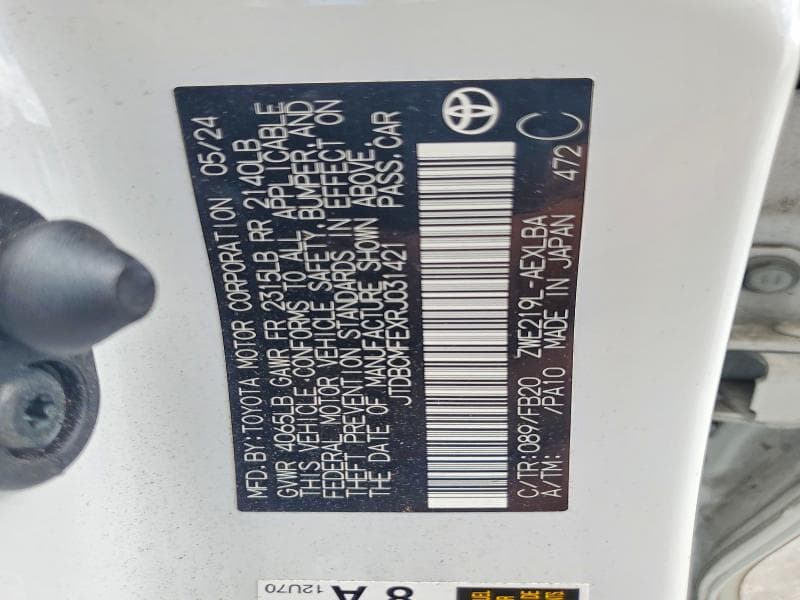 2024 TOYOTA COROLLA HYBRID LE 13