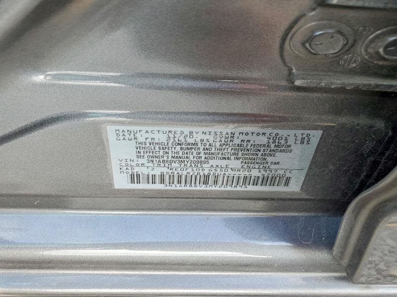 2021 NISSAN SENTRA SR SR 12