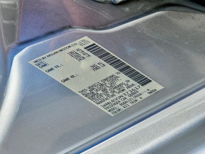 2023 NISSAN ALTIMA SR 12