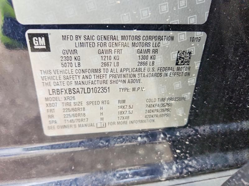 2020 BUICK ENVISION PREFERRED PREFERRED 13