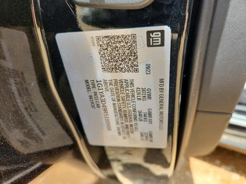 2024 CHEVROLET CORVETTE STINGRAY 1LT 13