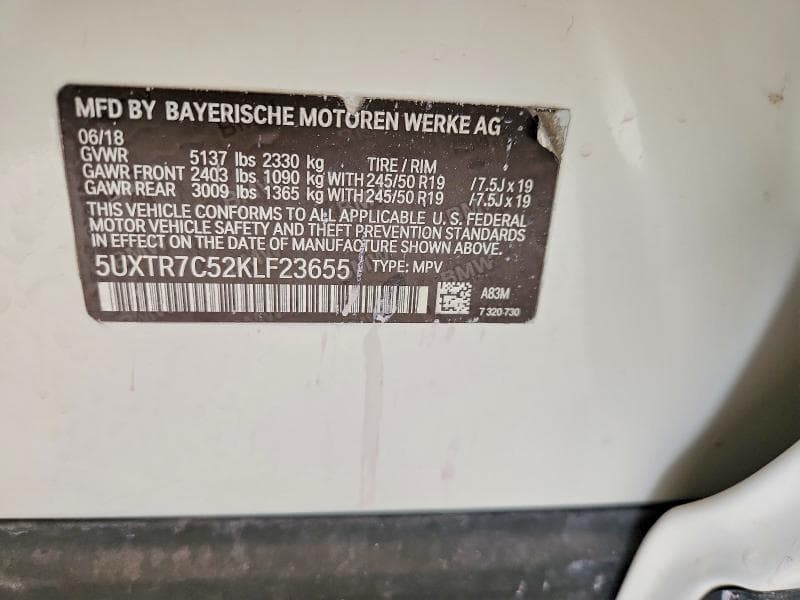 2019 BMW X3 SDRIVE30I 13