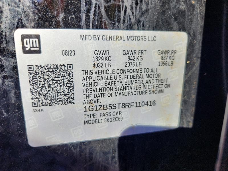 2024 CHEVROLET MALIBU LS 12