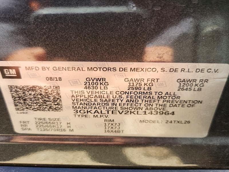 2019 GMC TERRAIN SLE SLE 12
