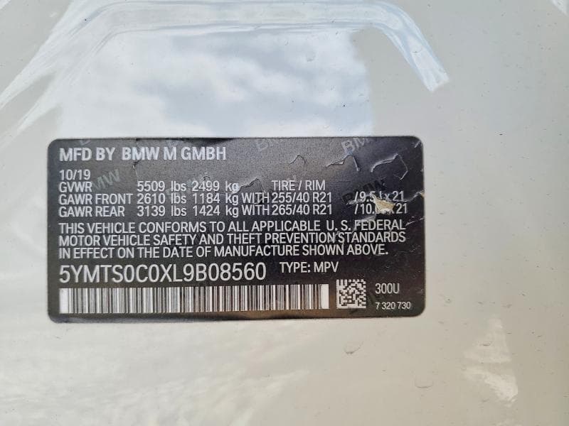 2020 BMW X3 M COMPETITION M COMPETITION 13
