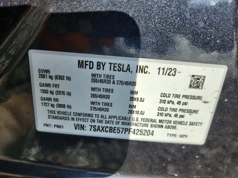 2023 TESLA MODEL X 13