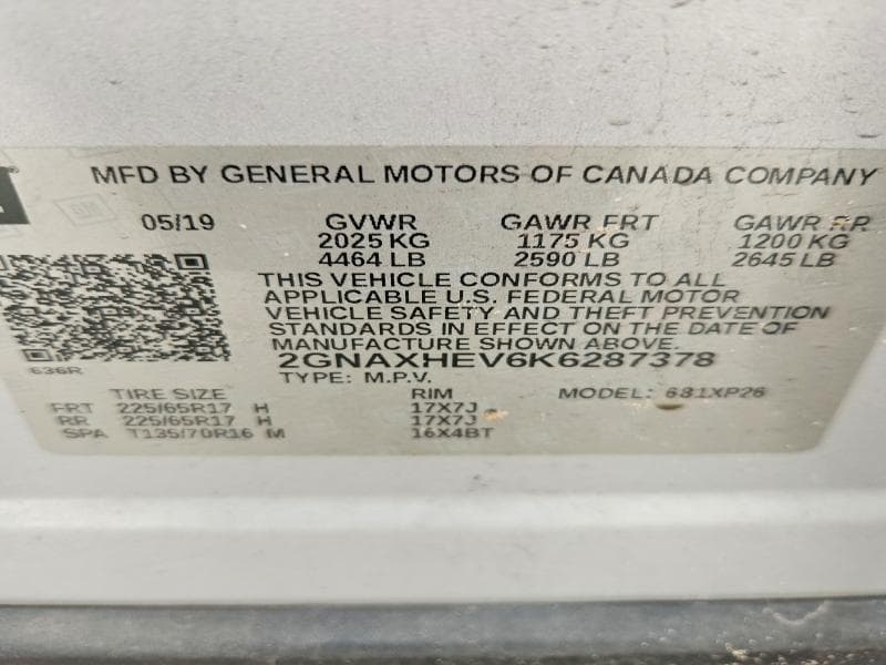 2019 CHEVROLET EQUINOX LS 13