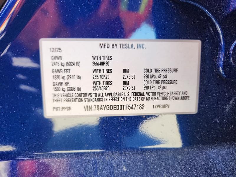 2026 TESLA MODEL Y 13