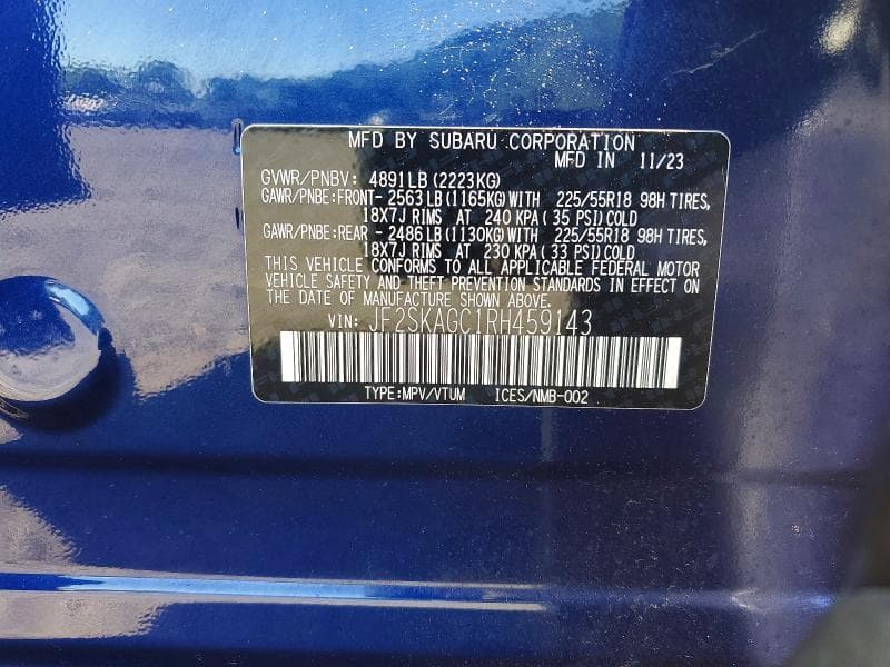 2024 SUBARU FORESTER SPORT 13