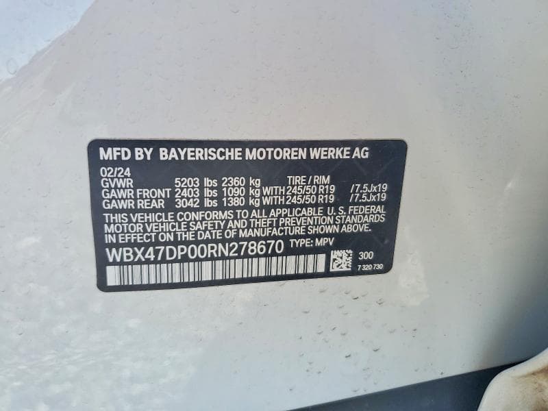 2024 BMW X3 SDRIVE30I SDRIVE30I 13