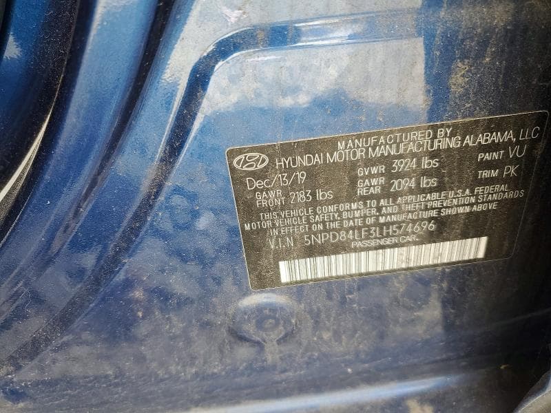 2020 HYUNDAI ELANTRA SEL 12