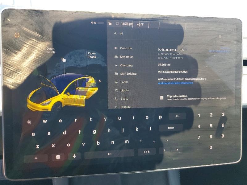 2021 TESLA MODEL 3 9