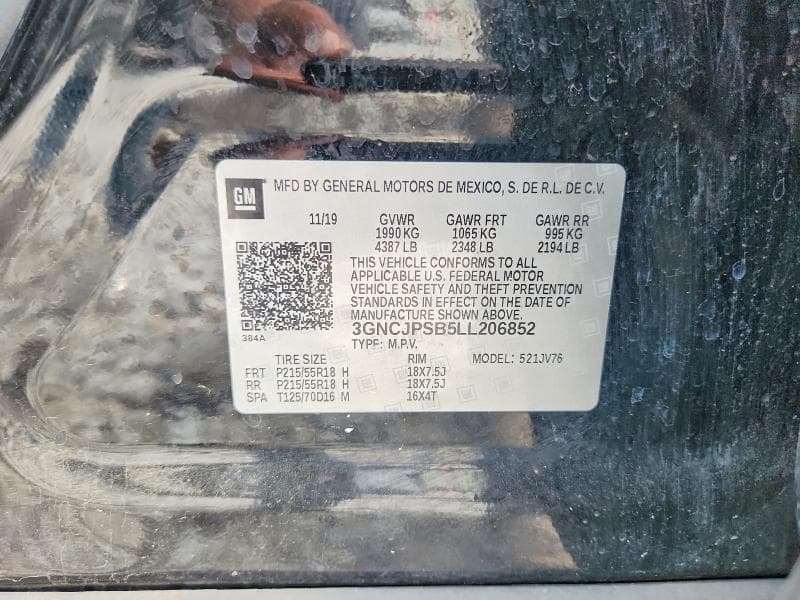 2020 CHEVROLET TRAX 1LT 13