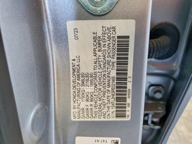 2023 HONDA CIVIC SPORT 13
