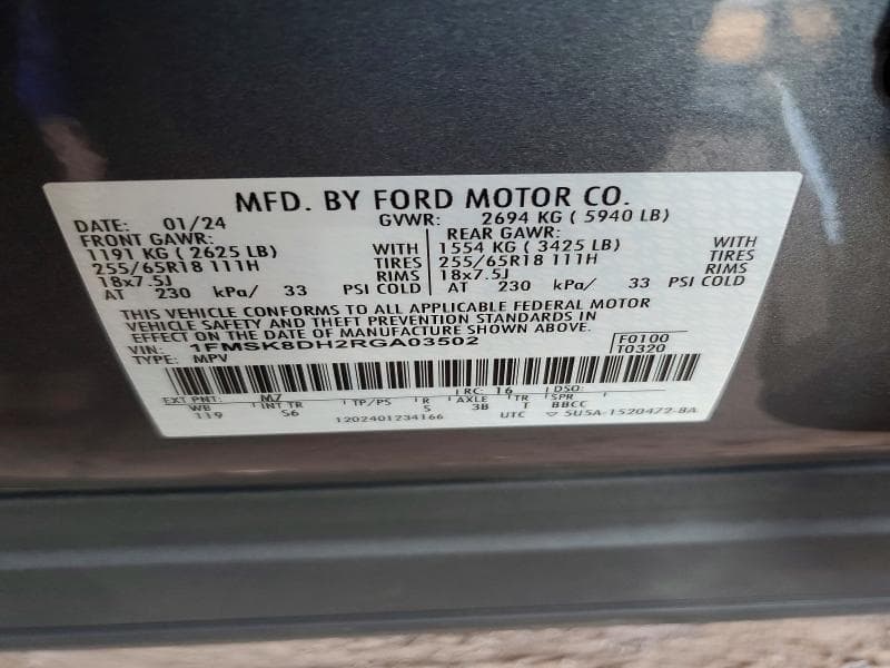 2024 FORD EXPLORER XLT 13