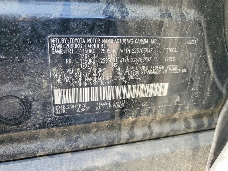 2023 TOYOTA RAV4 LE 13