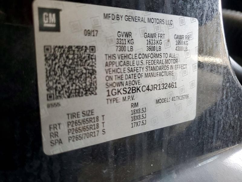 2018 GMC YUKON SLT SLT 14