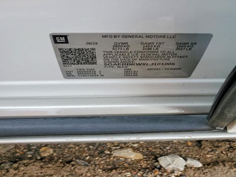 2020 BUICK ENCLAVE ESSENCE ESSENCE 12