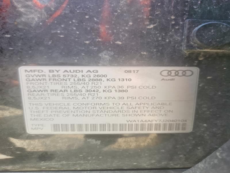 2018 AUDI SQ5 PREMIUM PLUS PREMIUM PLUS 13