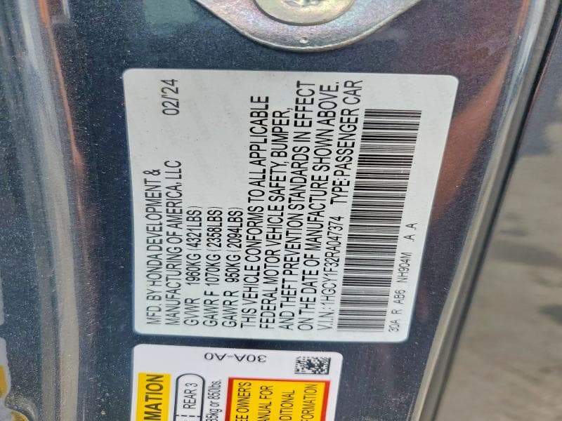 2024 HONDA ACCORD EX EX 13