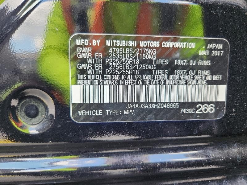 2017 MITSUBISHI OUTLANDER SE 13