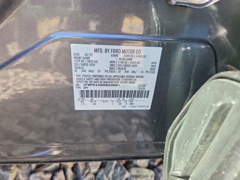 2022 FORD EDGE SEL SEL 14