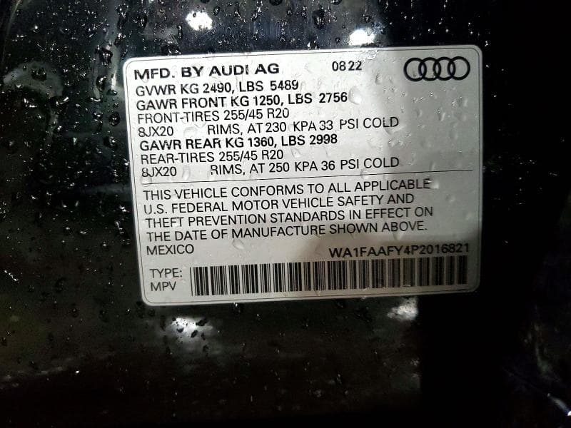 2023 AUDI Q5 PRESTIGE 45 PRESTIGE 45 13