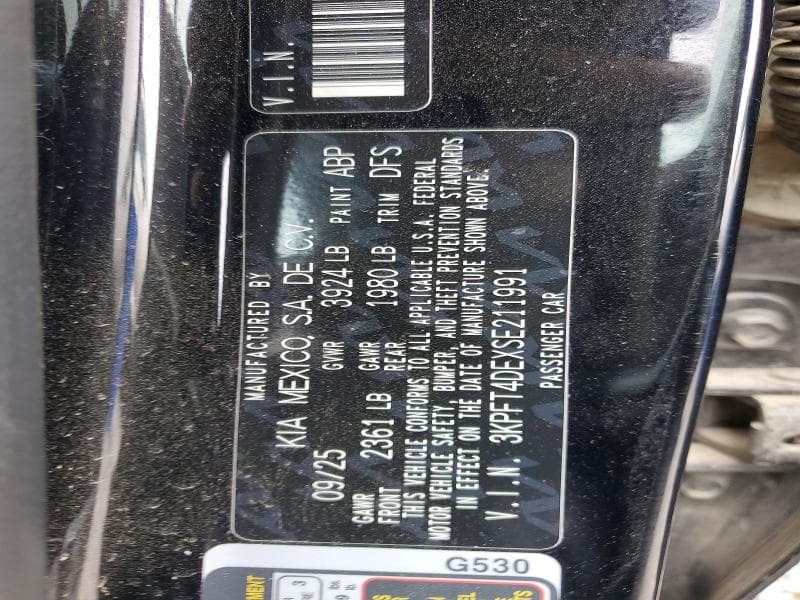 2025 KIA K4 LX 13
