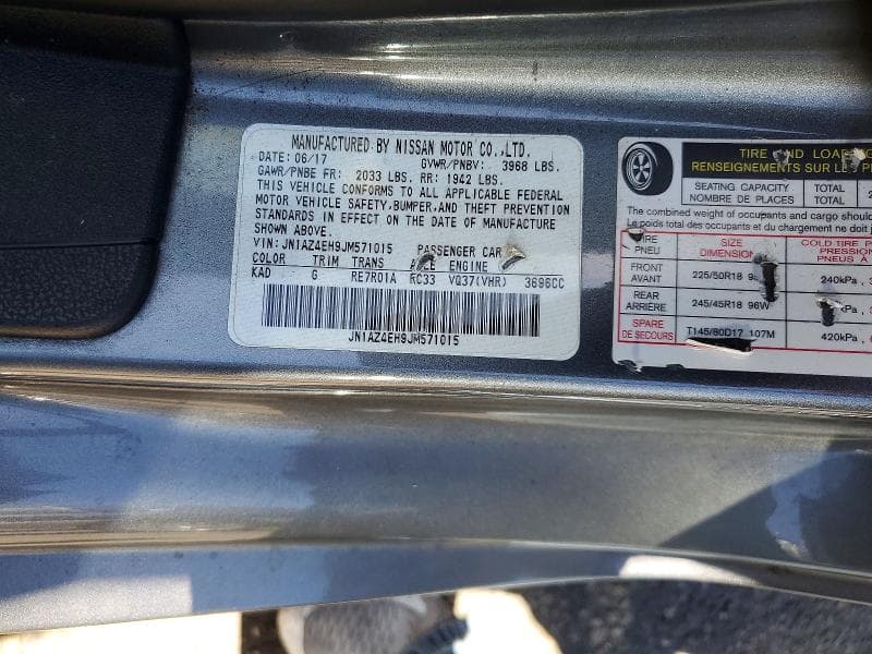 2018 NISSAN 370Z TOURING 12