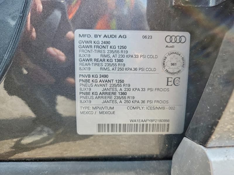 2023 AUDI Q5 PREMIUM PLUS 45 13