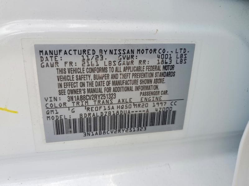 2024 NISSAN SENTRA SV 13