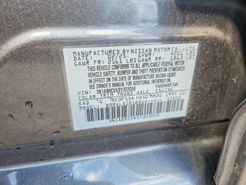 2025 NISSAN SENTRA SV SV 12
