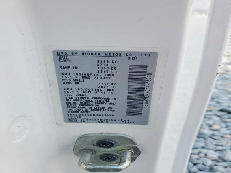 2021 NISSAN NV200 SV 14
