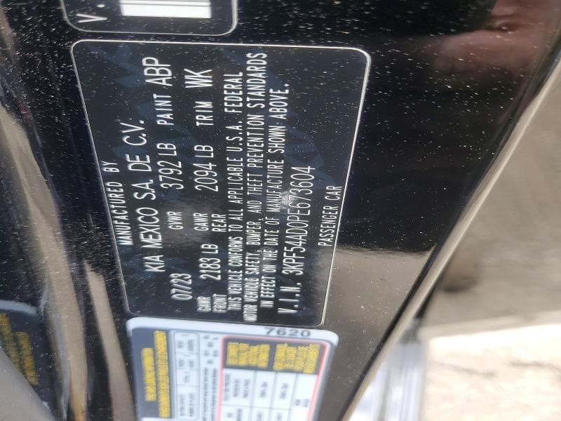 2023 KIA FORTE GT LINE 13