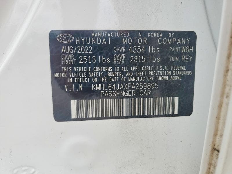 2023 HYUNDAI SONATA SEL 12