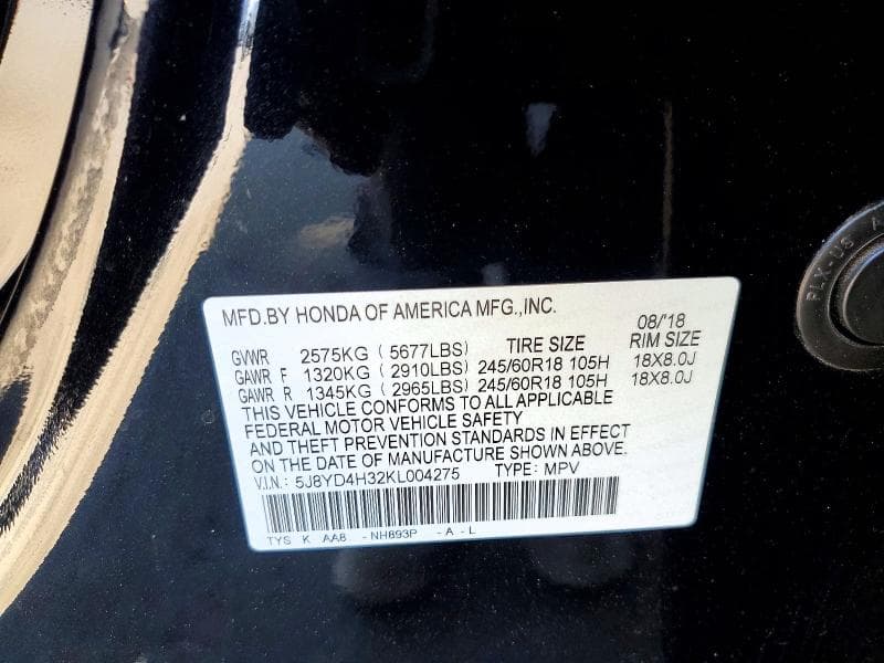2019 ACURA MDX 14