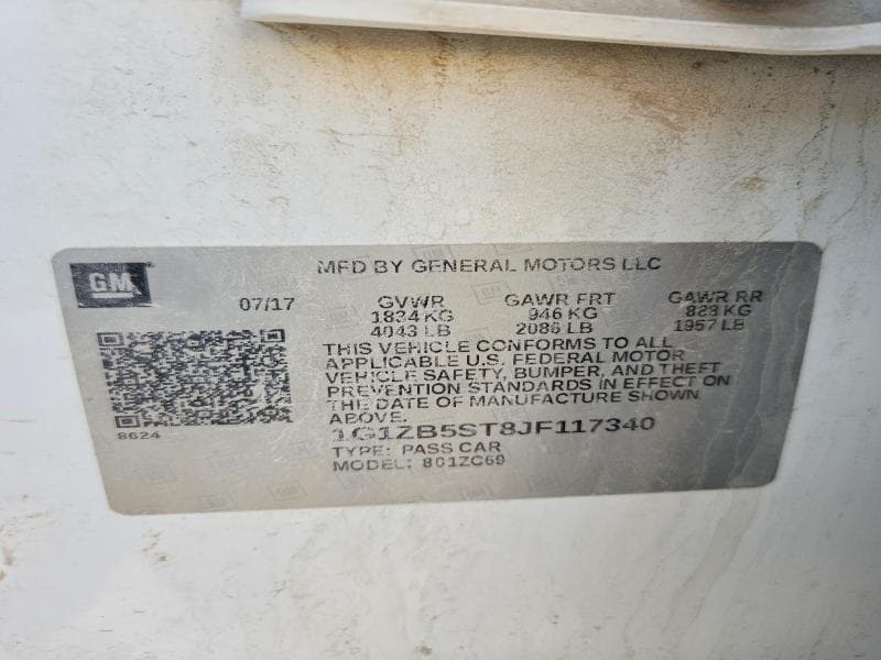 2018 CHEVROLET MALIBU LS 12