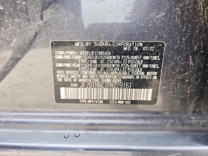 2023 SUBARU CROSSTREK SPORT 13