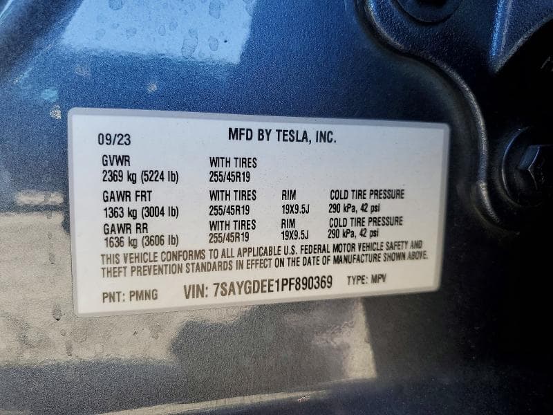 2023 TESLA MODEL Y 13