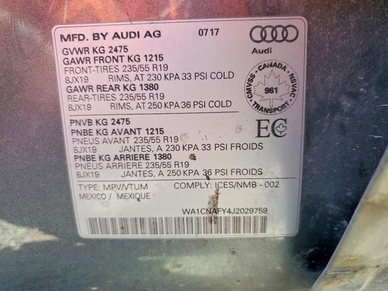 2018 AUDI Q5 PRESTIGE 14